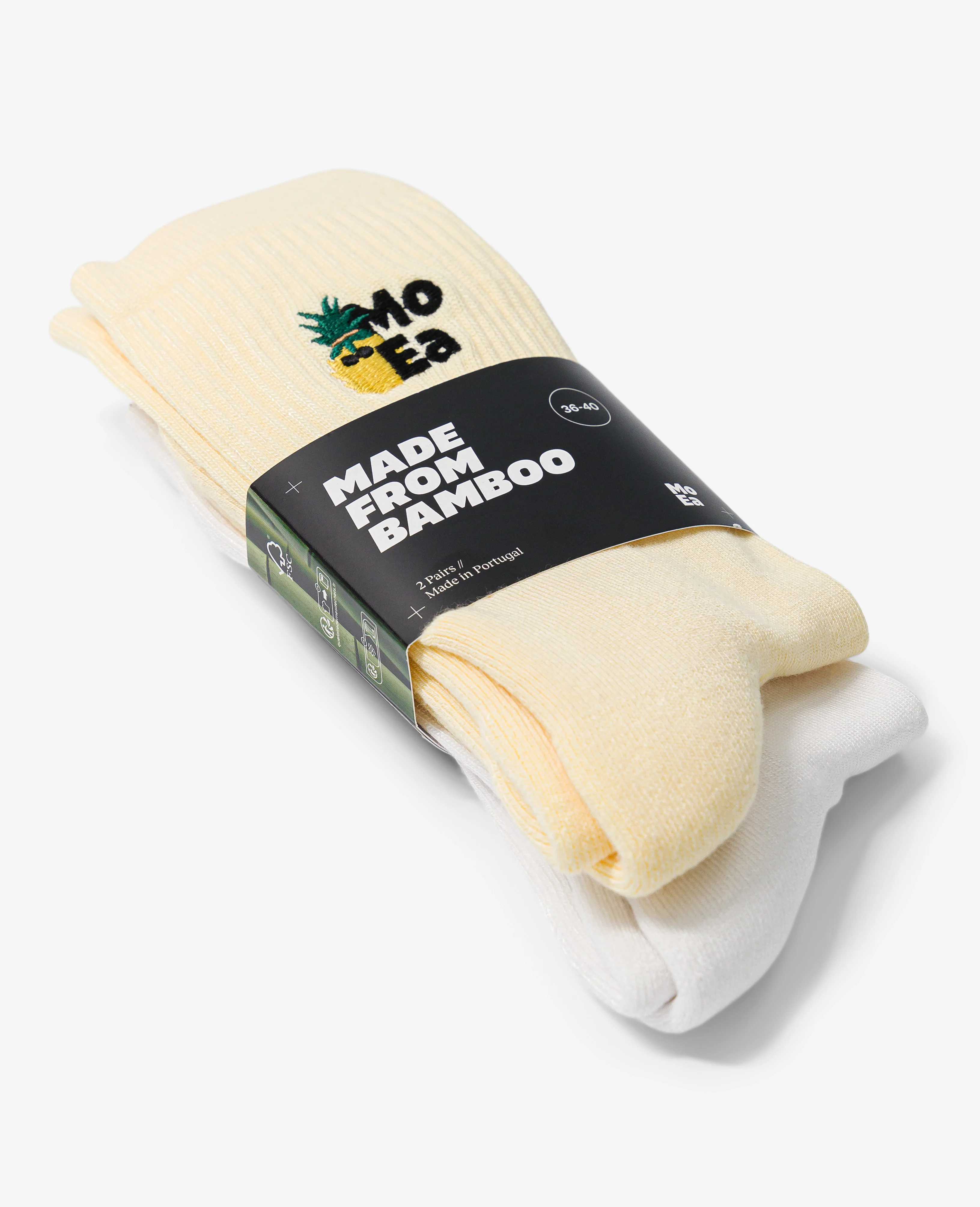Bamboo socks x2 pairs // Pineapple Bundle - Image 4
