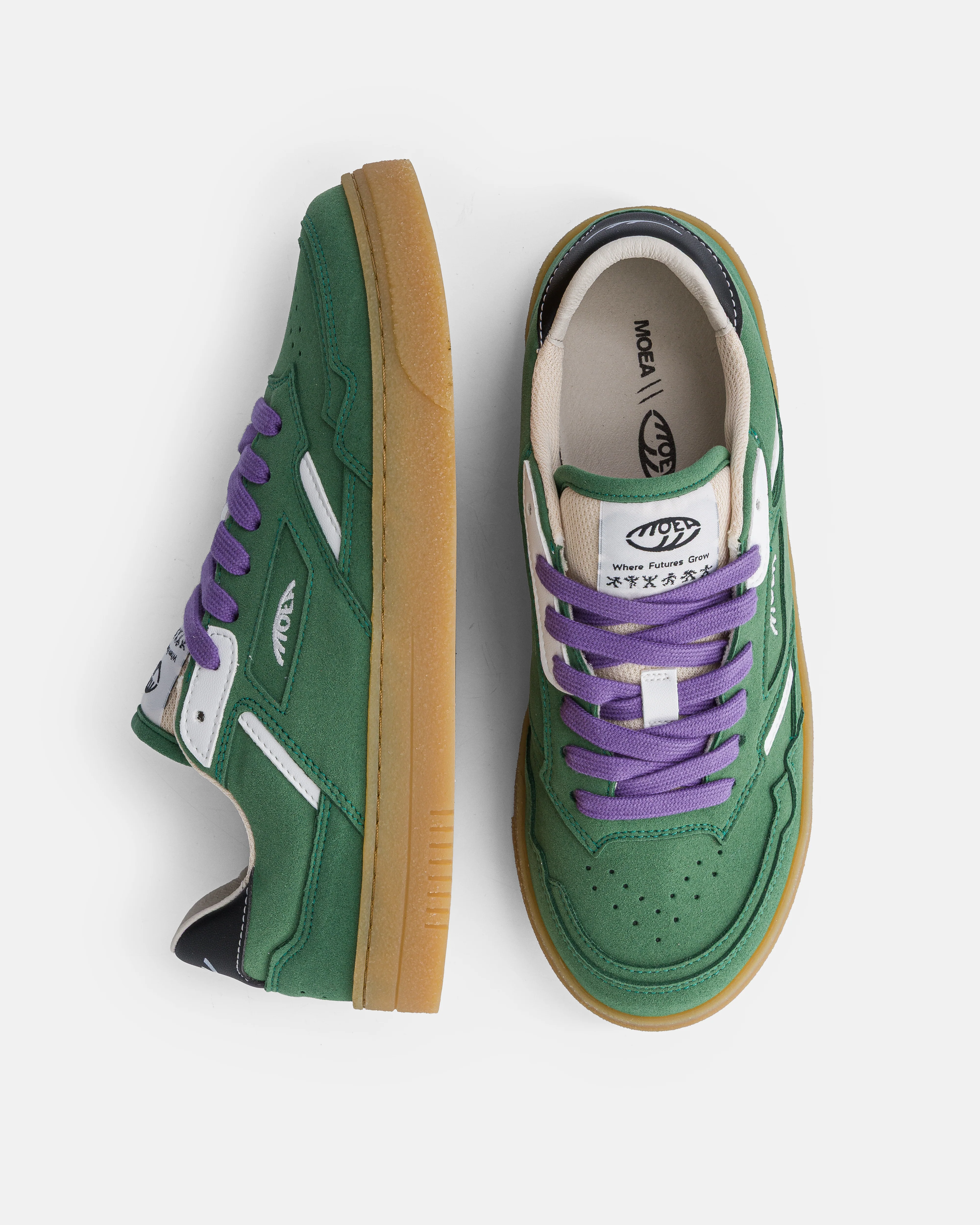 Origin Low - Forest Suede & White - Corn - Image 4